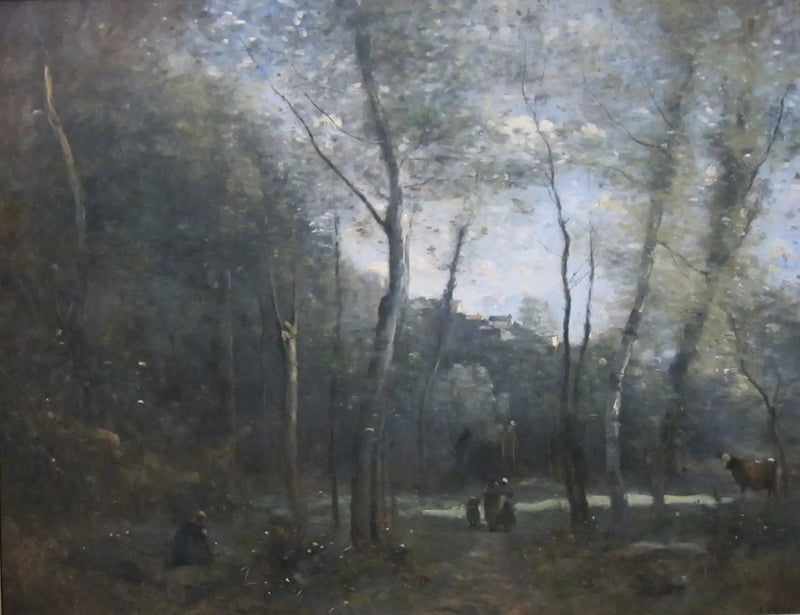 Lembrança de um prado em Brunoy - Jean-Baptiste Camille Corot