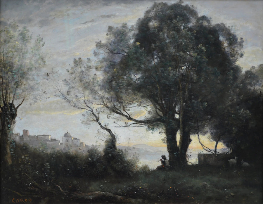 Lembrança de Castelgandolfo - Jean-Baptiste Camille Corot