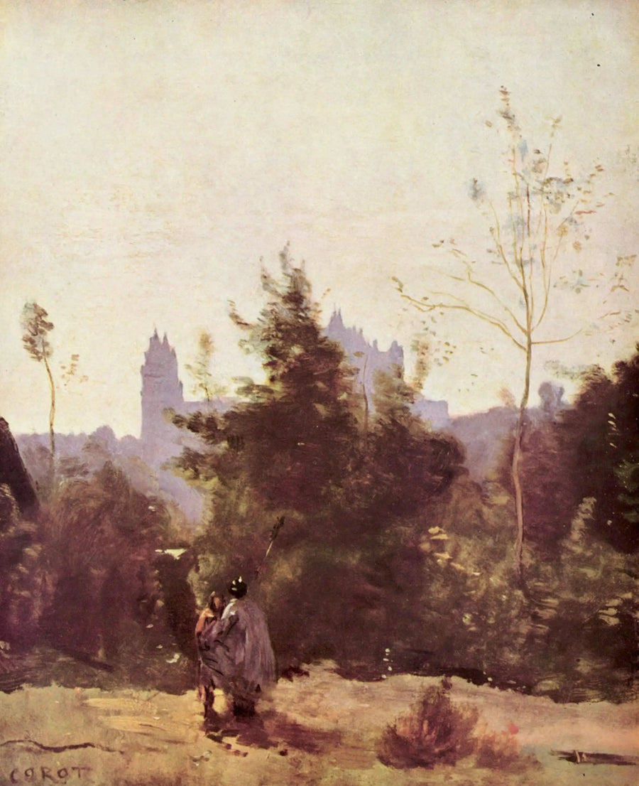 Lembrança de Pierrefonds - Jean-Baptiste Camille Corot