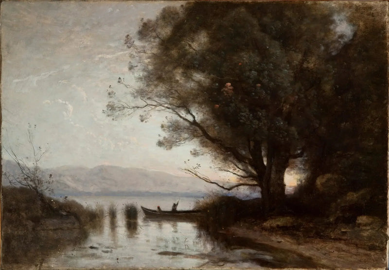 Lembrança de Riva - Jean-Baptiste Camille Corot