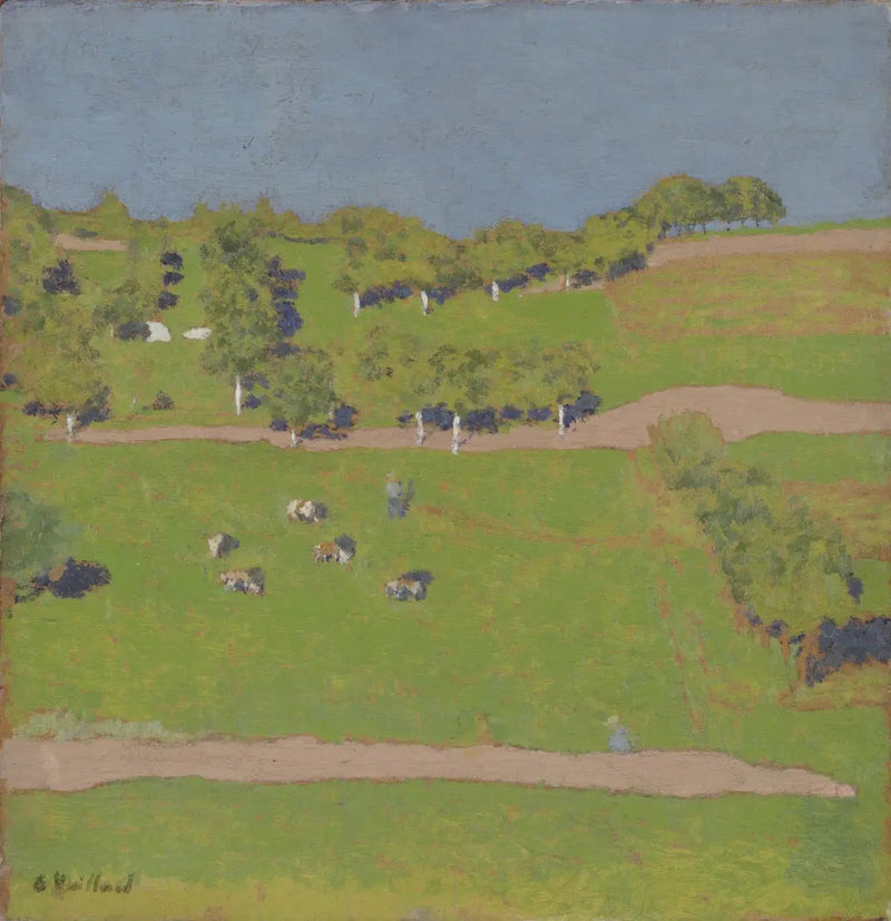 Lembrança de Romanel perto de Lausanne - Édouard Vuillard