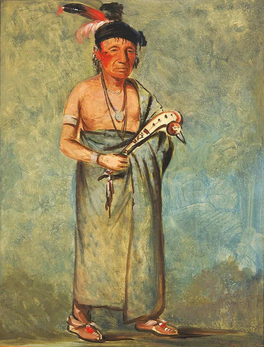 Span-e-o-née-kaw, a Espanhola - George Catlin