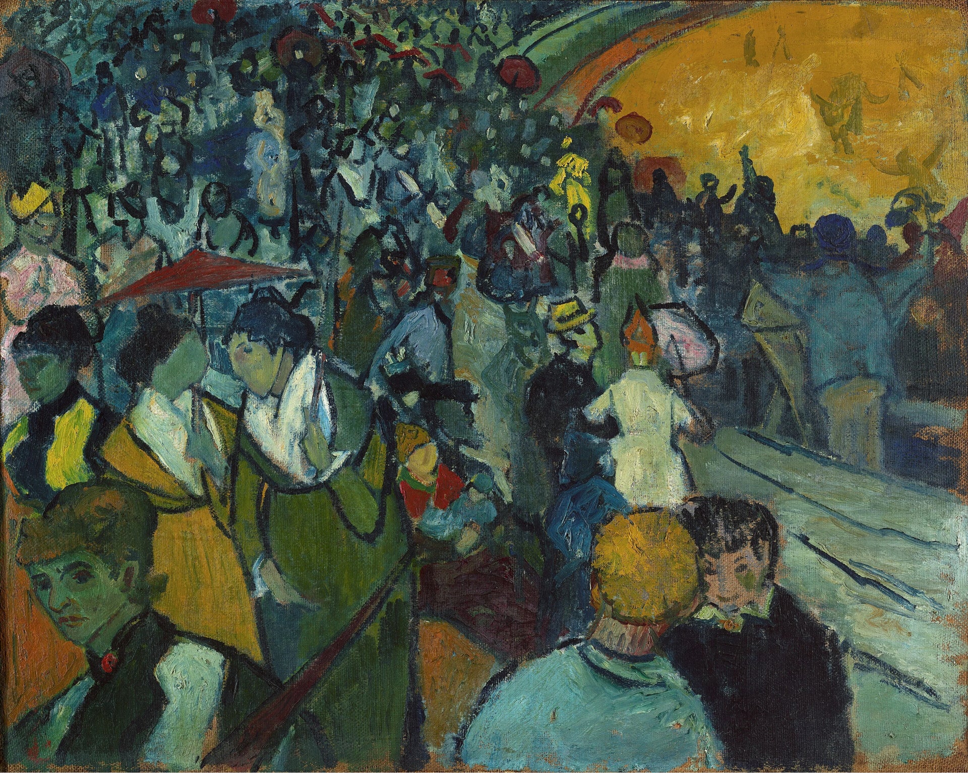 Spectateurs dans les arènes d’Arles F548 de Vincent van Gogh, musée de l’Ermitage