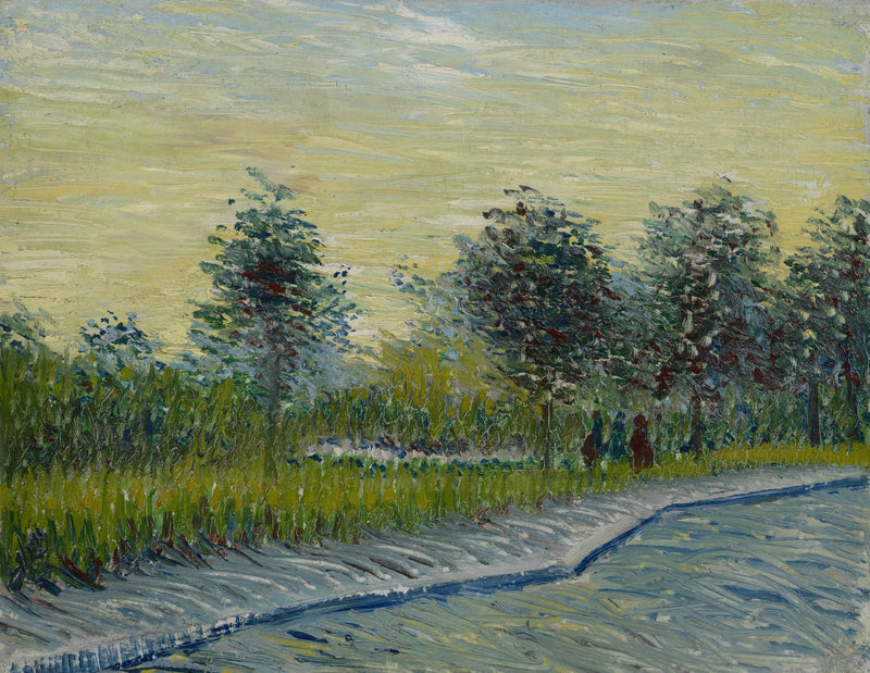 Praça Saint-Pierre ao pôr do sol - Vincent van Gogh