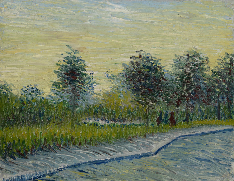 Praça Saint-Pierre ao pôr do sol - Vincent van Gogh