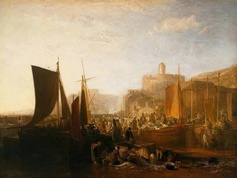 St Mawes na Temporada de Pilchard - J. M. W. Turner