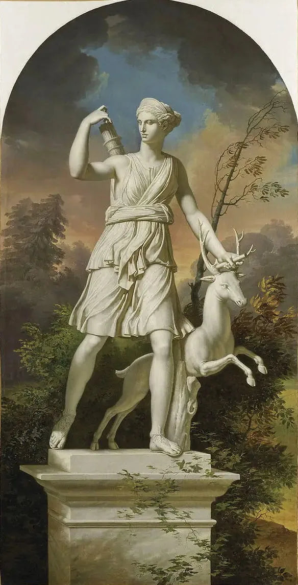 Estátua de Diana - Charles Meynier