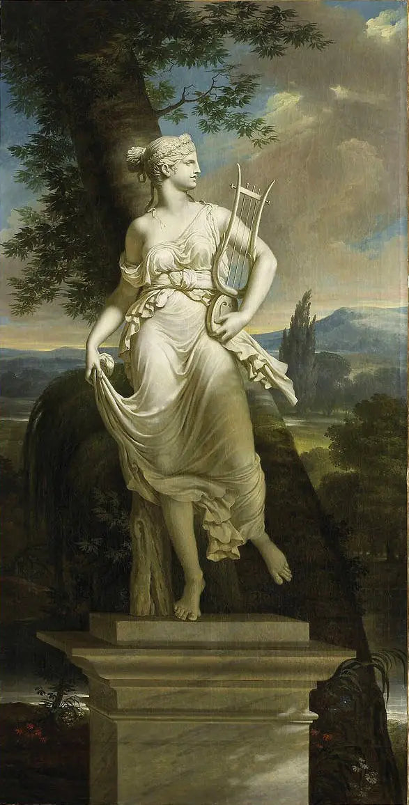 Estátua de Polímnia - Charles Meynier