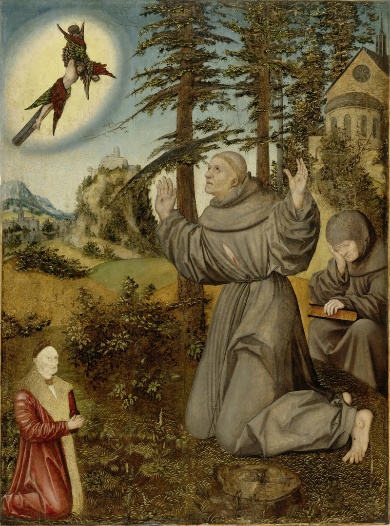 Estigmatização de São Francisco - Lucas Cranach, o Velho