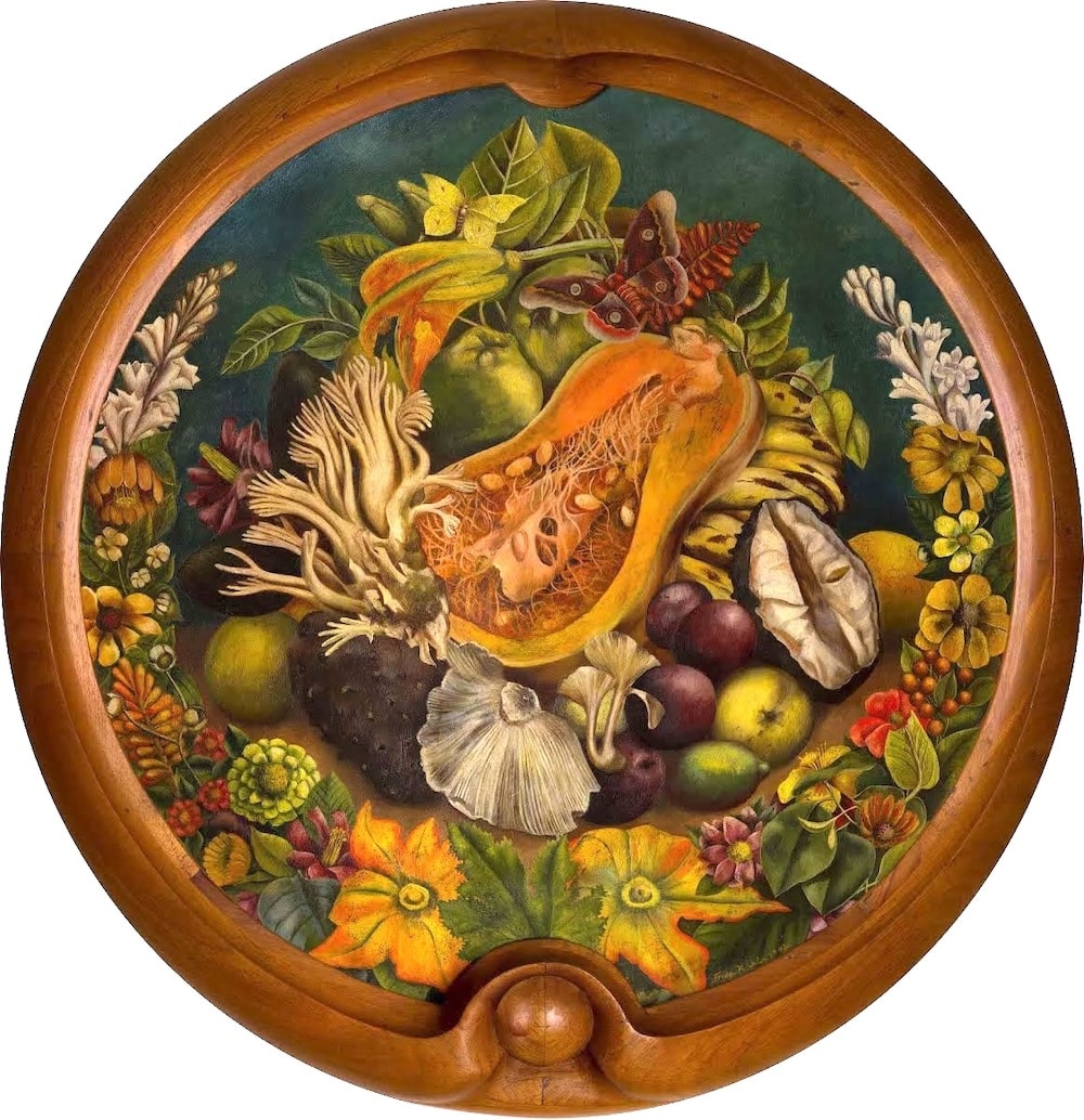Nature morte (tondo) - Frida Kahlo image 1 reproduction de peinture à l’huile