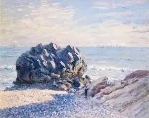 Storr Rock, Cove da Senhora, O Anoitecer - Alfred Sisley
