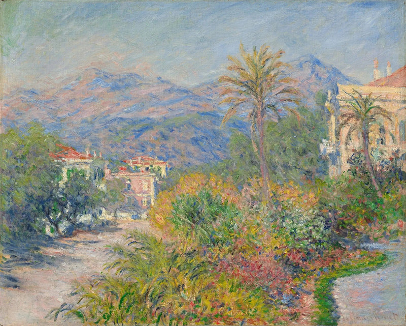 Strada Romana em Bordighera W855 - Claude Monet