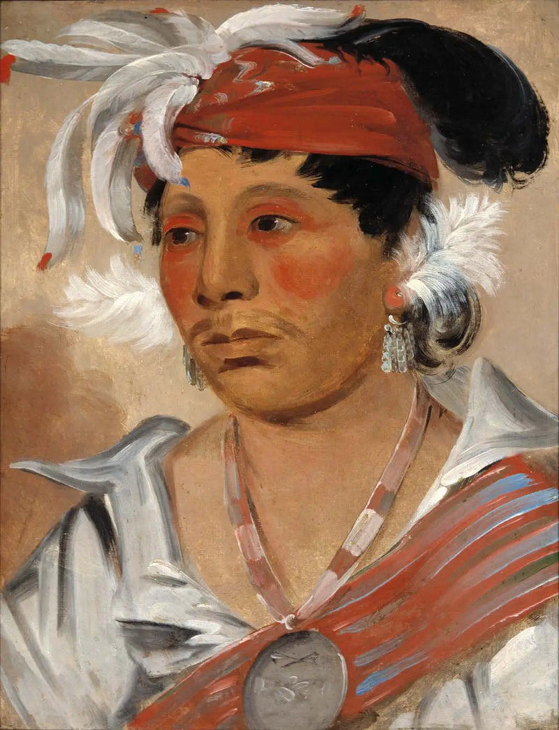 String, um guerreiro renomado - George Catlin