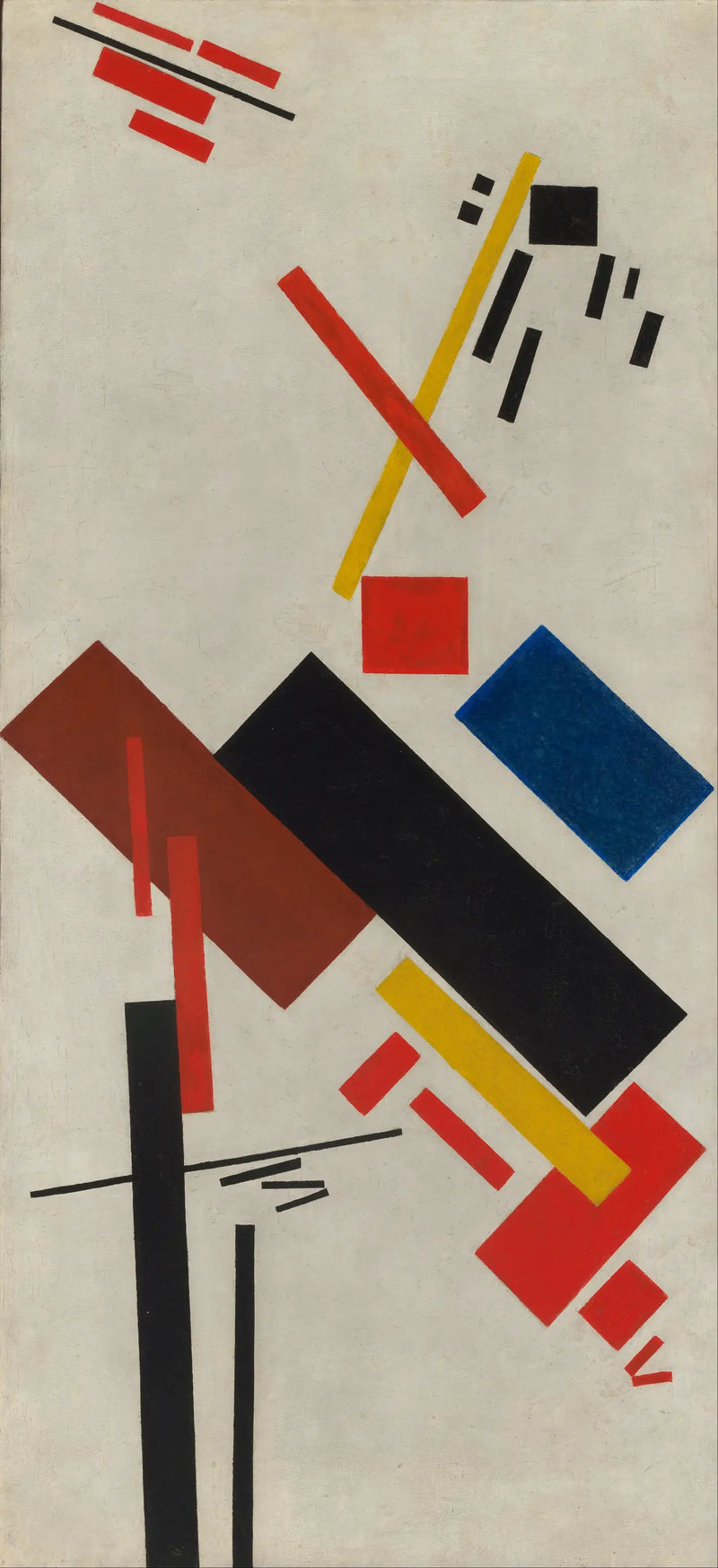 Casa em construção - Kazimir Malevich