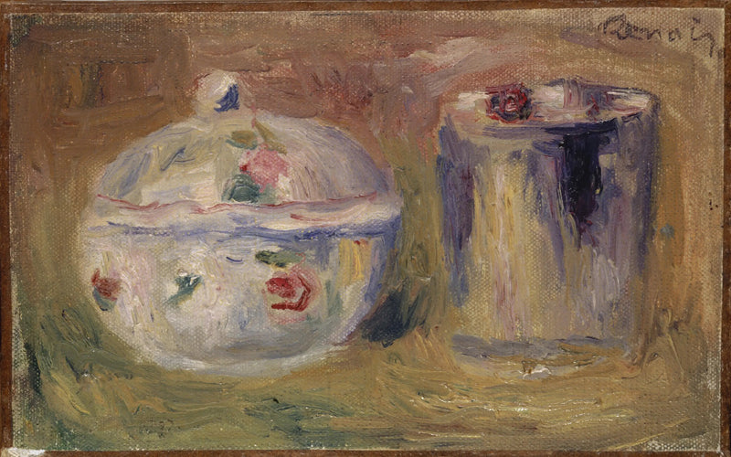 Açucareiro e copo - Pierre-Auguste Renoir