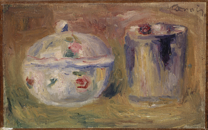 Açucareiro e copo - Pierre-Auguste Renoir