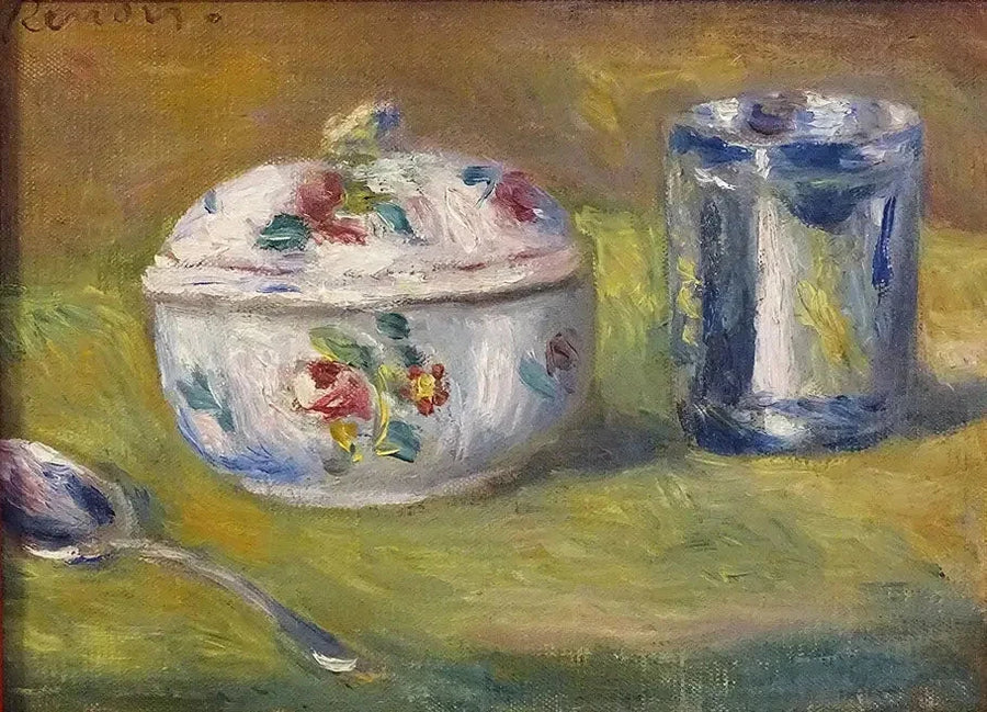 Açucareiro e copo - Pierre-Auguste Renoir