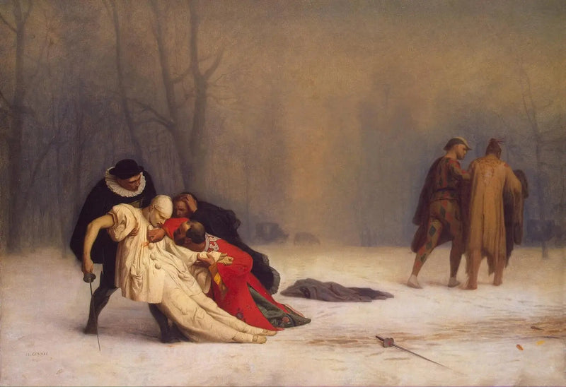 Suite de um baile de máscaras - Jean-Léon Gérôme