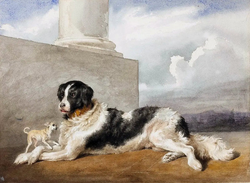 Sultan e Rosette - os cães dos Czartoryski - Rosa Bonheur