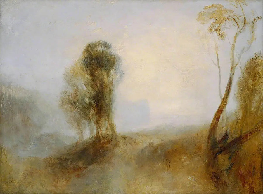 Amanhecer, um Castelo em uma Baía: 'Solidão' - J. M. W. Turner