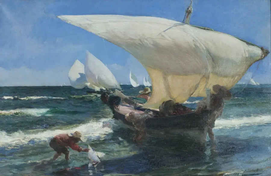 Na costa de Valência - Joaquín Sorolla