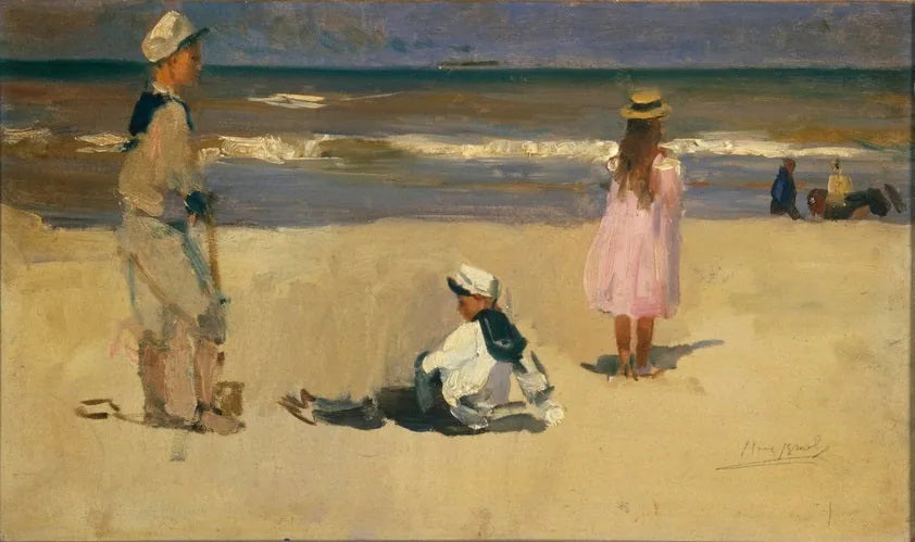 Na praia - Isaac Israëls