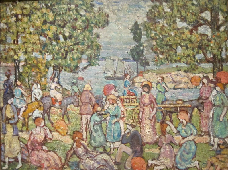 Na praia, nº 3 - Maurice Prendergast