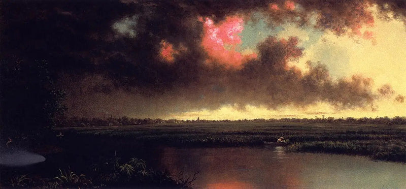 No rio San Sebastian, Flórida - Martin Johnson Heade