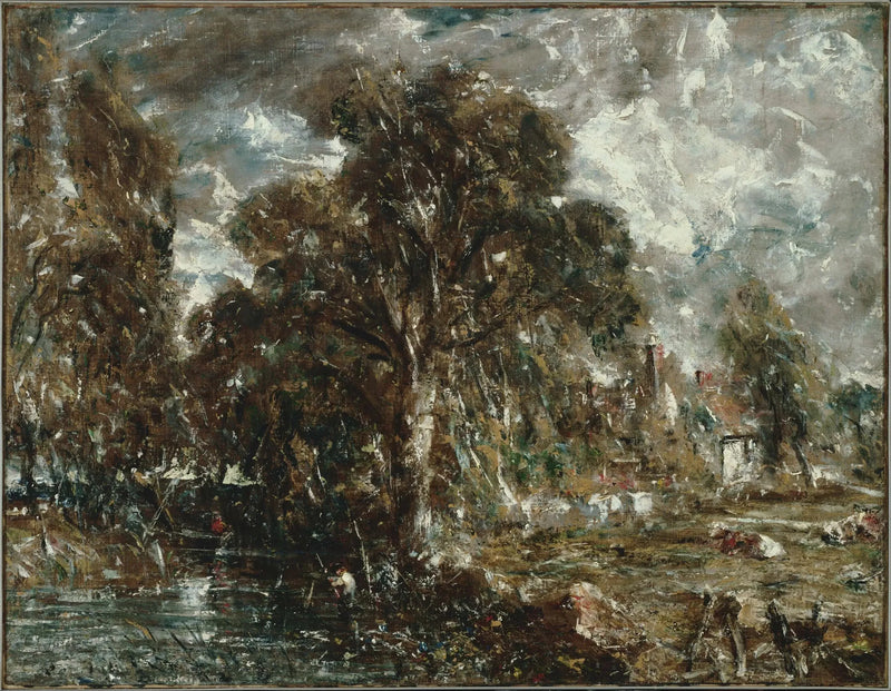 No rio Stour - John Constable