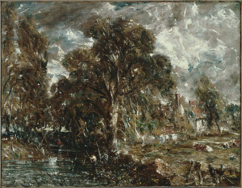 No rio Stour - John Constable