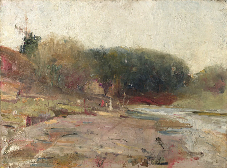 Na rio Yarra, perto de Heidelberg, Victoria - Charles Conder