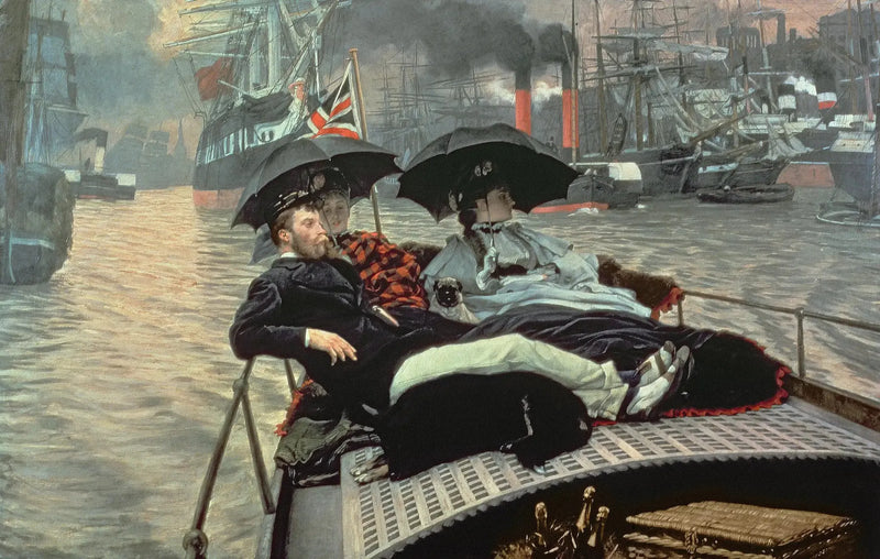 Sobre o Tamisa - James Tissot