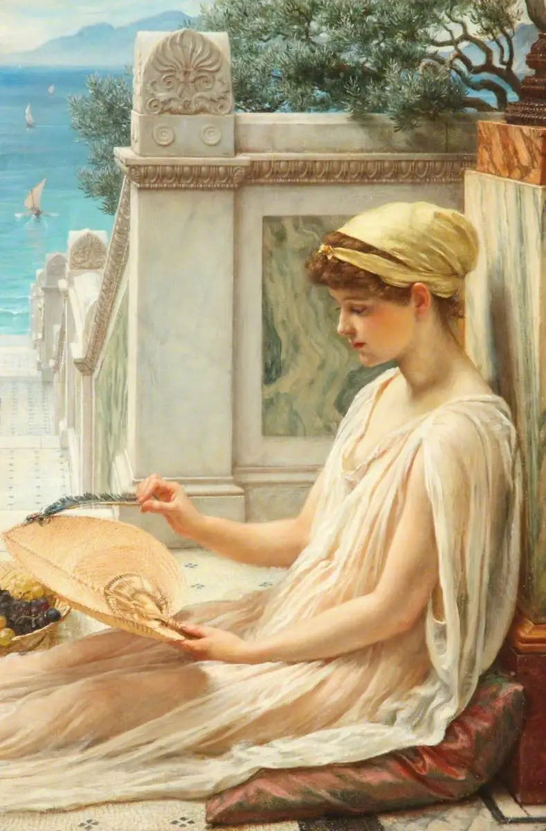 Na varanda - Edward Poynter