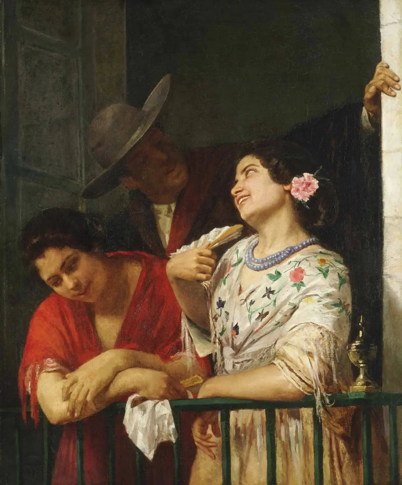 No Balcão - Mary Cassatt