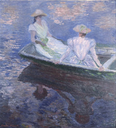 No barco W1152 - Claude Monet