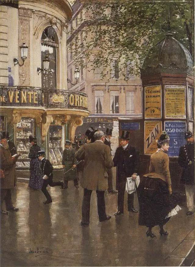 Na avenida - Jean Béraud