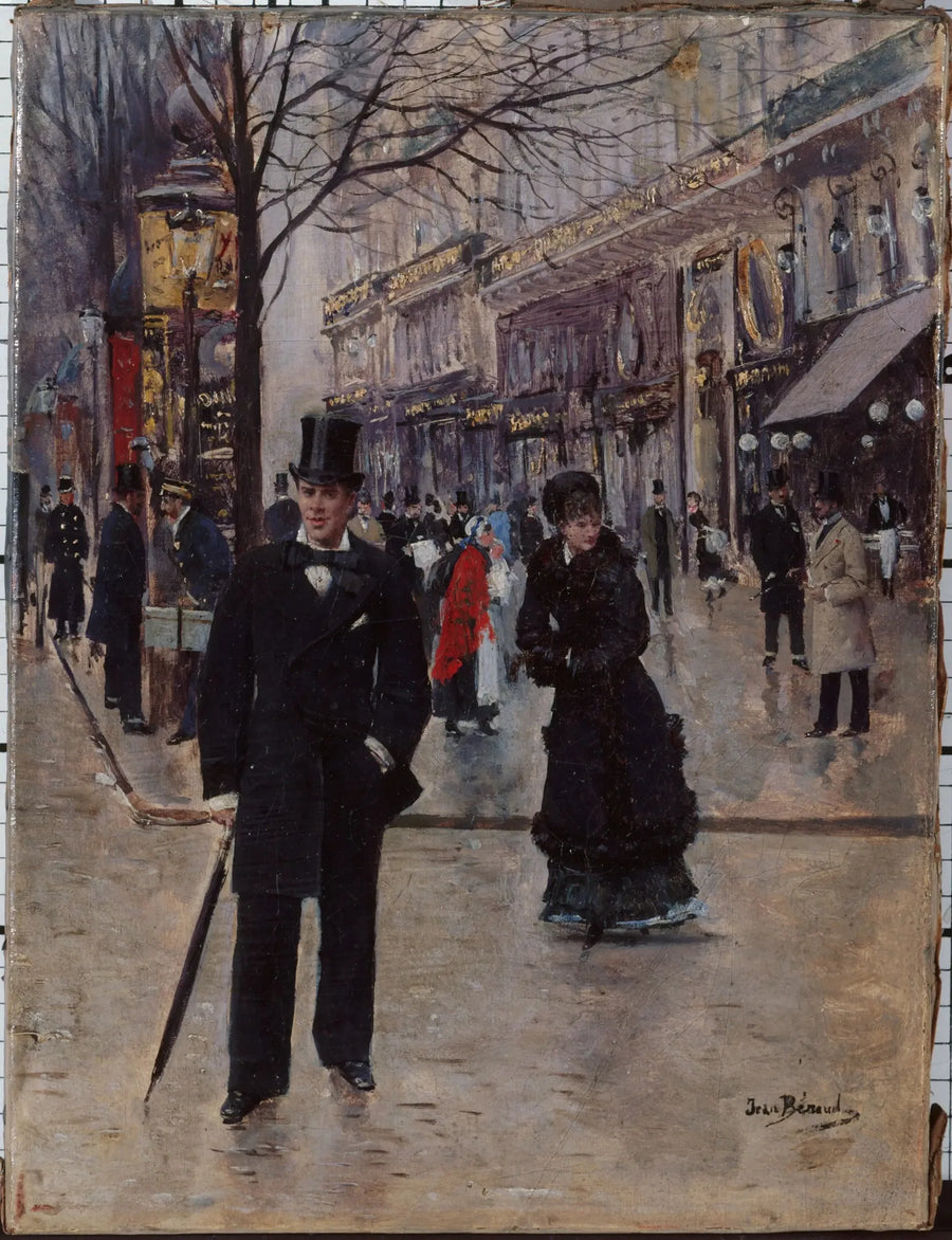 Na avenida - Jean Béraud