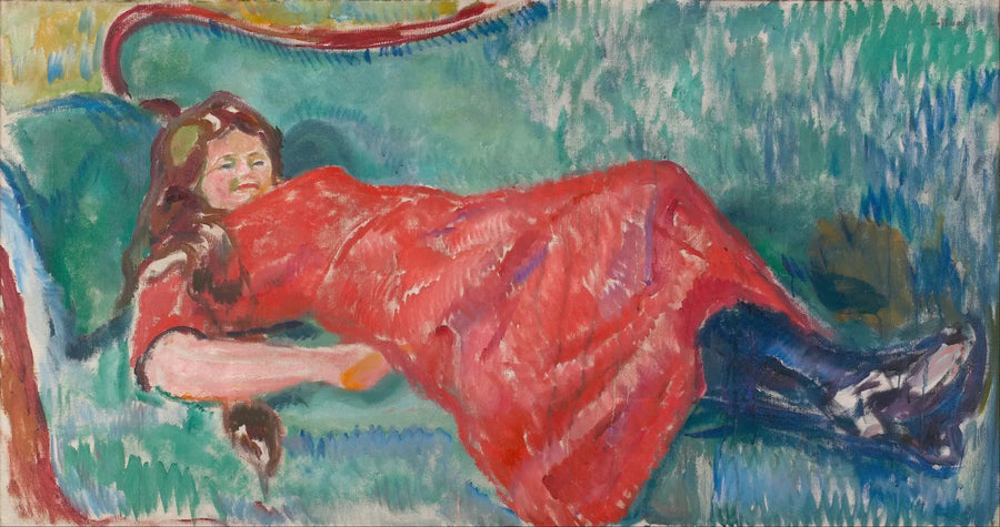 No sofá - Edvard Munch