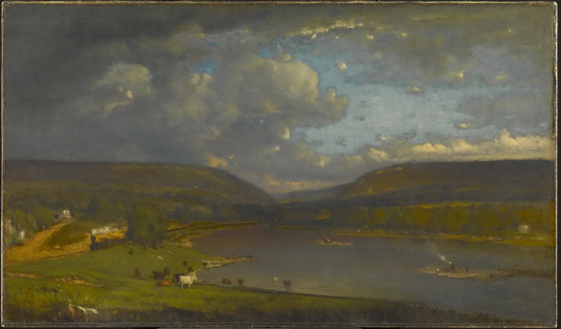 No rio Delaware - George Inness