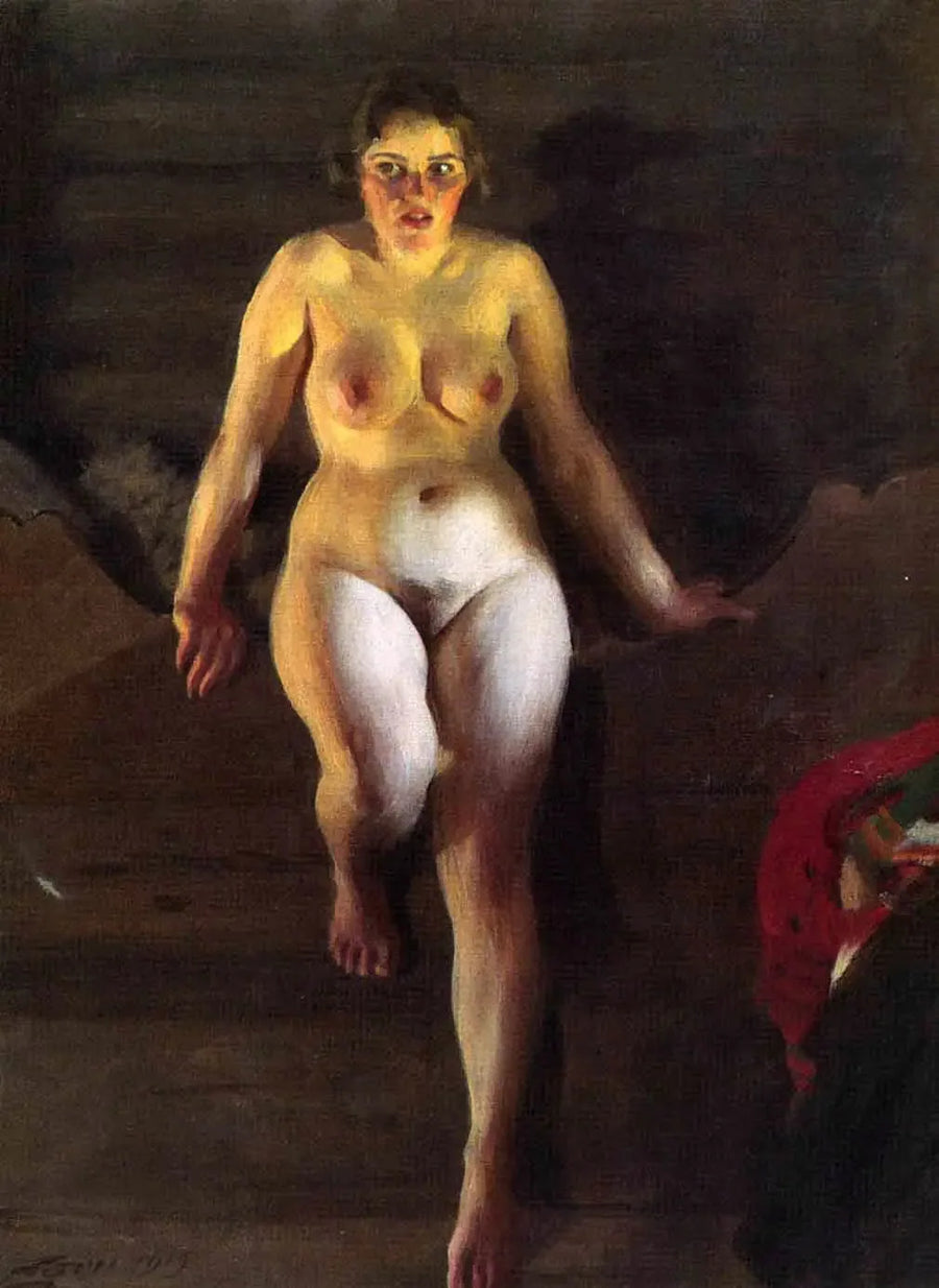 Na cama - Anders Zorn
