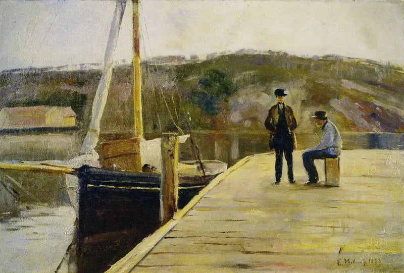 Na doca - Edvard Munch