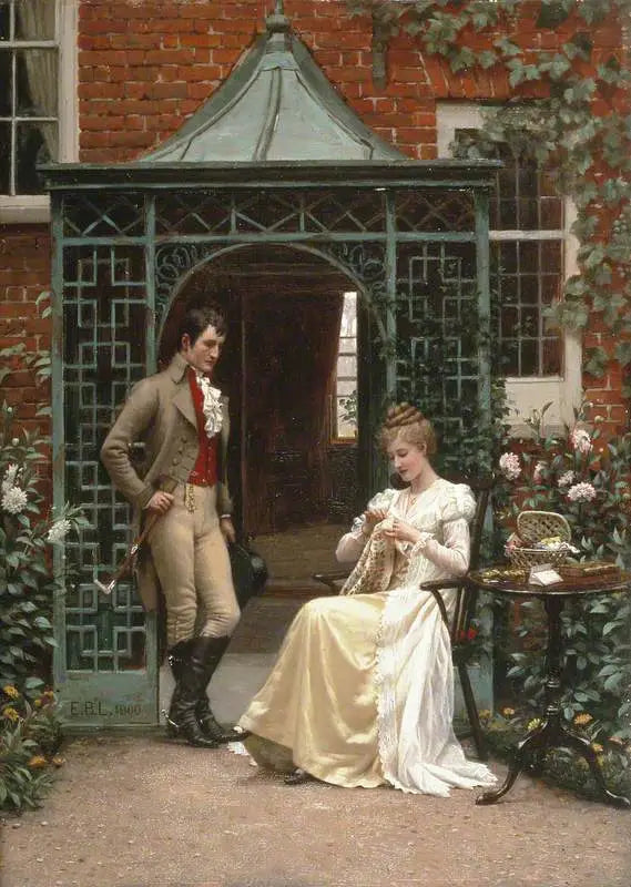 No limiar - Edmund Blair Leighton