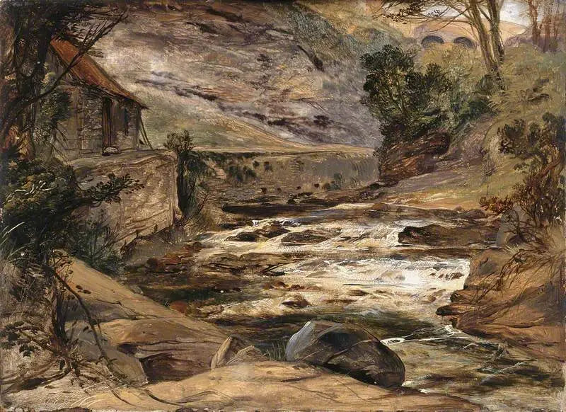 Sobre o Tilt, Perthshire - Edwin Henry Landseer