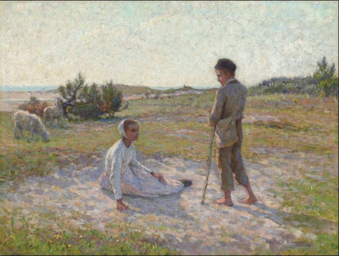 Nas dunas, Étaples - Henri Le Sidaner