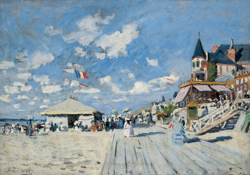 Nos palcos de Trouville W157a - Claude Monet