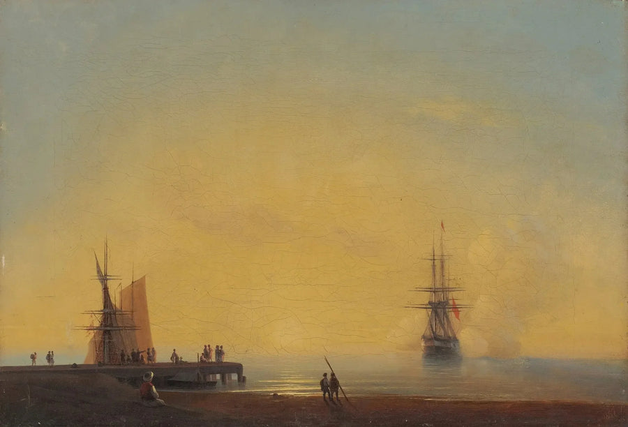 Nas estradas, à noite - Ivan Aïvazovski
