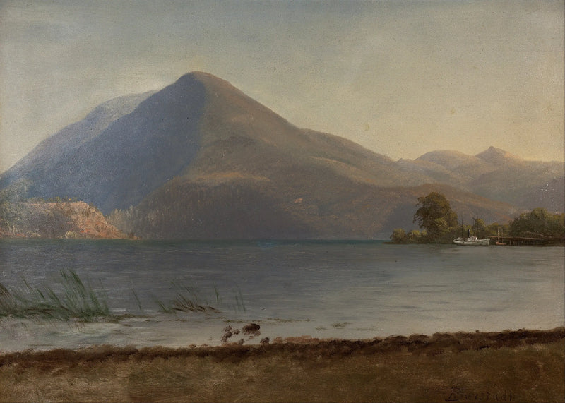 Sobre o Hudson - Albert Bierstadt