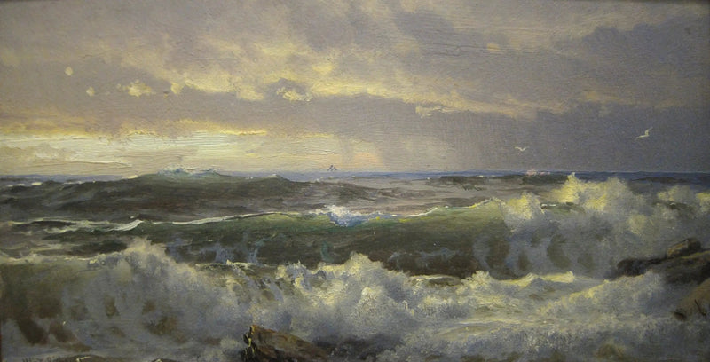 Surf nas rochas - William Trost Richards