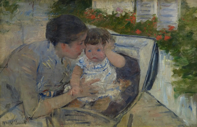 Susan confortando o bebê - Mary Cassatt
