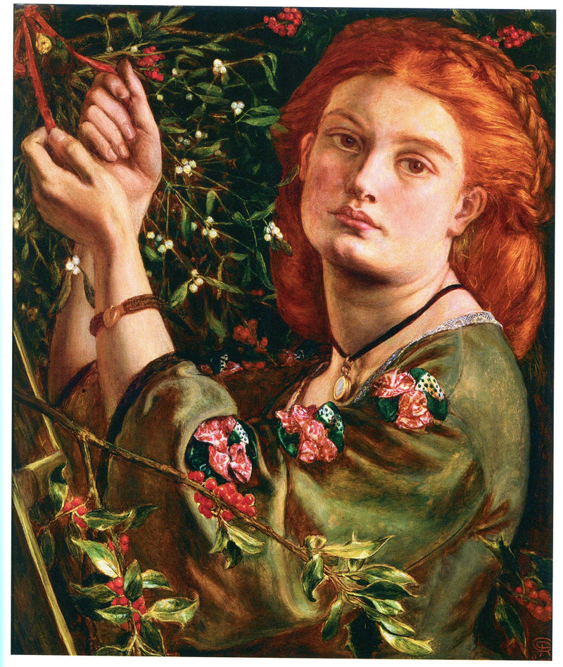 Pendurar o azevinho - Dante Gabriel Rossetti